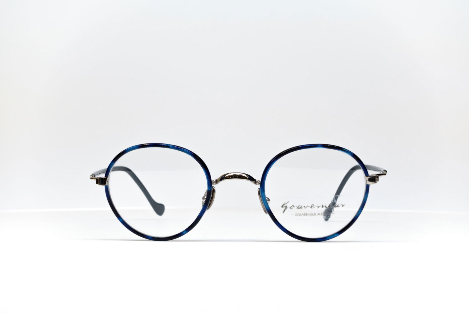 Clement Gouverneur Purium Pantos Windsor pasteur Z Palladium, New Blue Tortoise  longtip black