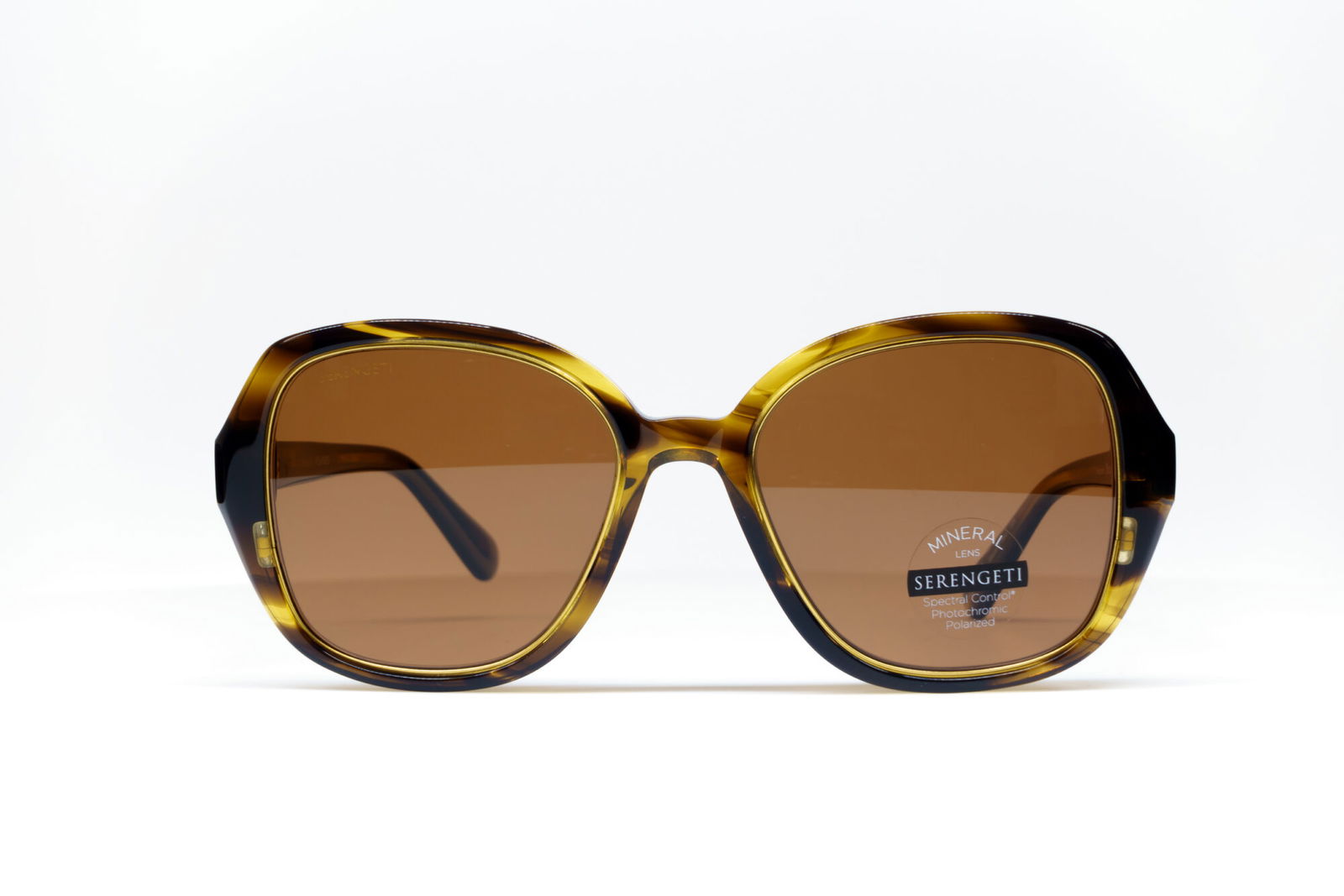 Serengeti Hayworth OK  polarized Shiny Ocre Tortoise